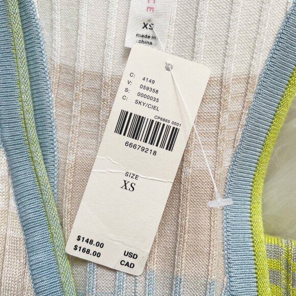 NEW $168 Anthropologie Daily Practice Tuvalu Ribbed Sweater Tank Dress - Picture 7 of 9